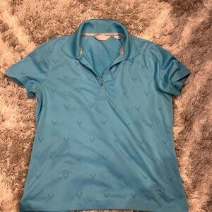 Women's Blue Callaway Golf Shirt